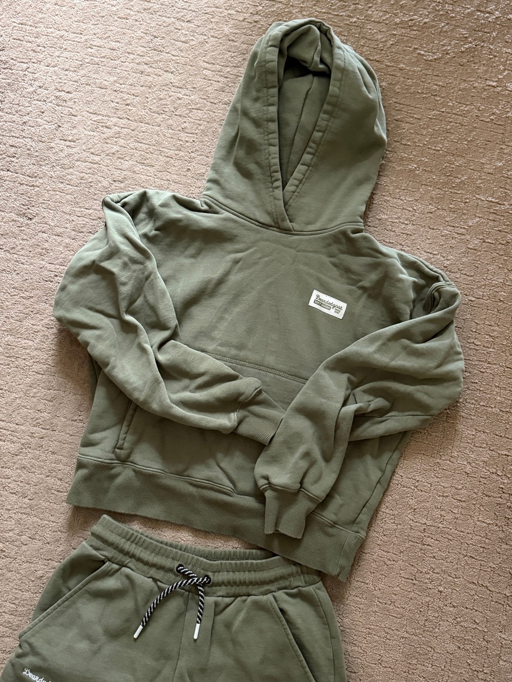 Bearded Goat hoodie sweatpants set